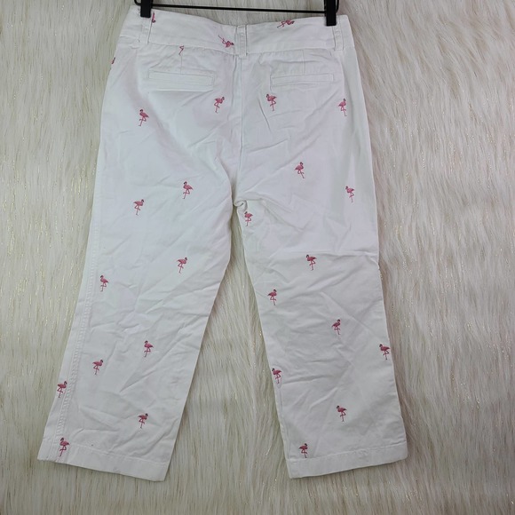 J. Crew Factory White Flamingo Capri High Rise - Picture 3 of 8
